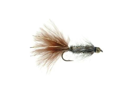 Umpqua Shop Flies Gold Bead Flash-a-Bugger Peacock/Black 3 Umpqua Shop Flies Gold Bead Flash-a-Bugger Peacock/Black