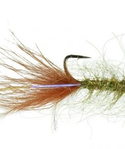 MFC Rowley's Balanced Leech - Olive/Burnt Orange Shop Flies