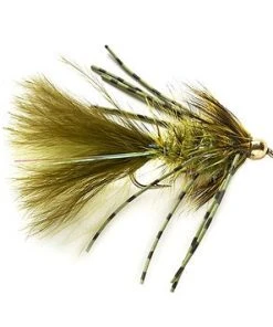 Fulling Mill Shop Flies TH Rubber Legged Bugger Olive