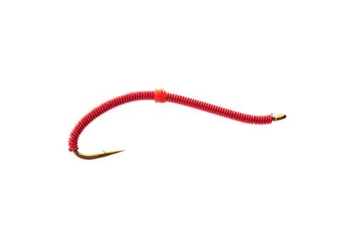 Umpqua Get Down Worm - Red 3 Umpqua Get Down Worm - Red