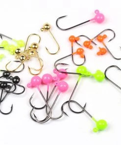 Hooks & Shanks Hareline Round Lead Jighead Hook