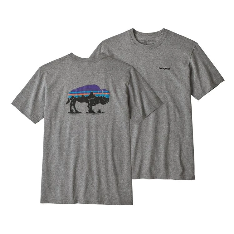 Clothing & Logo Gear Patagonia Men's Fitz Roy Bison Responsibili-Tee® 3 Clothing & Logo Gear Patagonia Men's Fitz Roy Bison Responsibili-Tee®