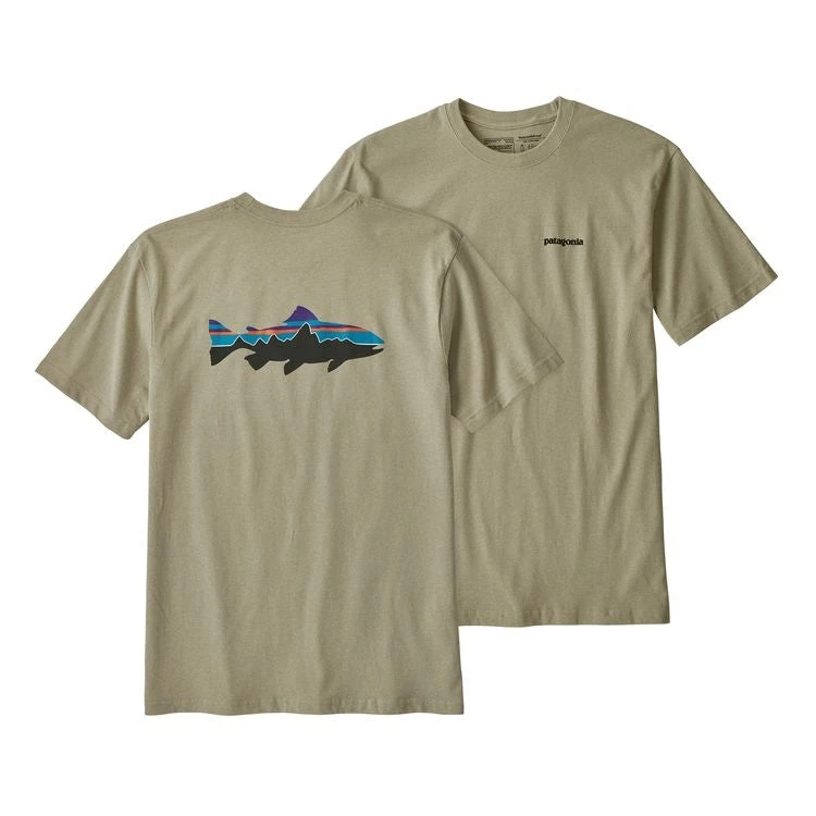 Clothing & Logo Gear Patagonia Men's Fitz Roy Trout Responsibili-Tee® 3 Clothing & Logo Gear Patagonia Men's Fitz Roy Trout Responsibili-Tee®