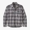 Patagonia Light Weight Fjord Flannel - Lawrence Salt Grey 2 Patagonia Light Weight Fjord Flannel - Lawrence Salt Grey