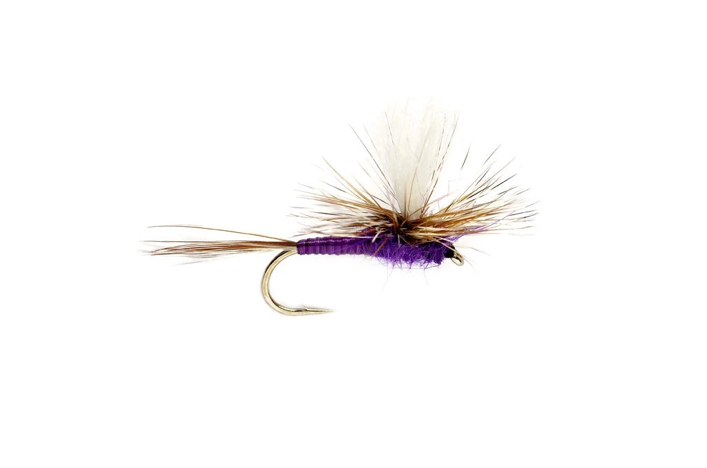 Fulling Mill Shop Flies Purple Parachute Adams 3 Fulling Mill Shop Flies Purple Parachute Adams