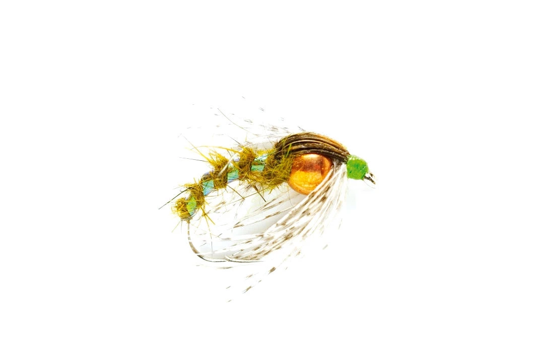 Fulling Mill Shop Flies Holy Grail Hare's Ear Olive (BH) 3 Fulling Mill Shop Flies Holy Grail Hare's Ear Olive (BH)
