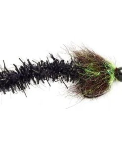 Fulling Mill Shop Flies Roly's Poly Leech - Black - Barbless