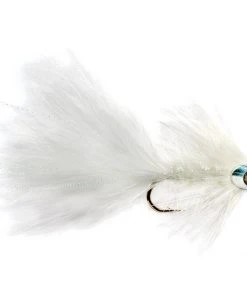 Fulling Mill Shop Flies Wooly Bugger White Skullhead