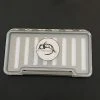 Adamsbuilt FLY FISH FOOD LOGO FLY BOX, CLEAR SINGLE SIDED - WITH DRY FLY FOAM Fly Boxes