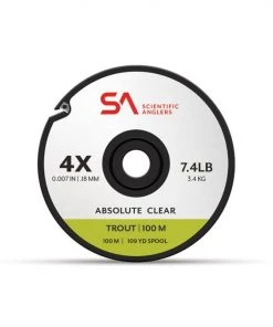 Tippet Leader & Accessories Scientific Anglers Absolute Clear Trout Tippet - 100m