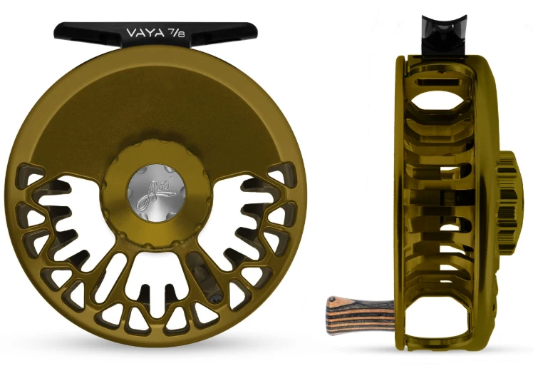 Abel Vaya Satin Dark Olive Fly Reel - 7/8 3 Abel Vaya Satin Dark Olive Fly Reel - 7/8