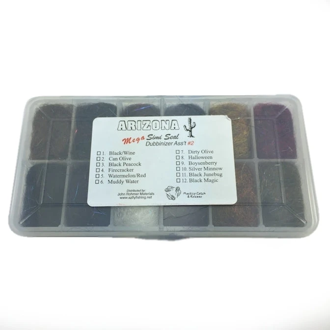 Rohmer Arizona Mega Simi Seal Dubbing Dispenser #2 3 Rohmer Arizona Mega Simi Seal Dubbing Dispenser #2