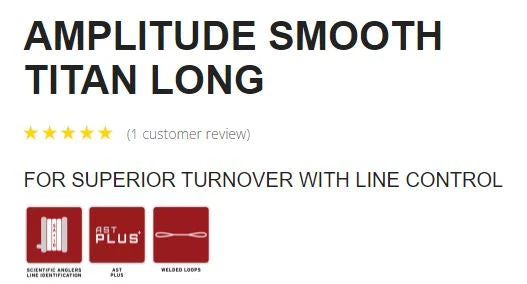 Fly Lines Scientific Anglers Amplitude Smooth Titan Long Taper Fly Line 5 Fly Lines Scientific Anglers Amplitude Smooth Titan Long Taper Fly Line