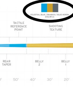 Scientific Anglers Amplitude Trout Fly Line - Blue/Bamboo/Blue Heron