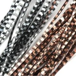 Hareline Boothe's Barred Matrix Fly Fiber Synthetic Fibers & Flash