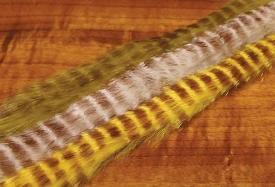 Hareline Brown Barred Magnum Rabbit Strips 3 Hareline Brown Barred Magnum Rabbit Strips