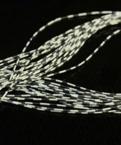 Hareline Synthetic Fibers & Flash Barred Rubber Legs