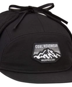 Coal Tracker Flannel Lined 5 Panel Earflap Cap Hats