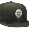 Coal Wilderness Corduroy Snapback Cap - Olive
