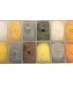 Hareline Dubbing Bruiser Blend Light Colors Dispenser