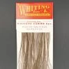 Whiting 100 Pack Dry Fly Hackle - White Dyed Dark Dun - 10