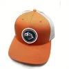 Captuer Fly Fish Food Black Logo Hat - Orange