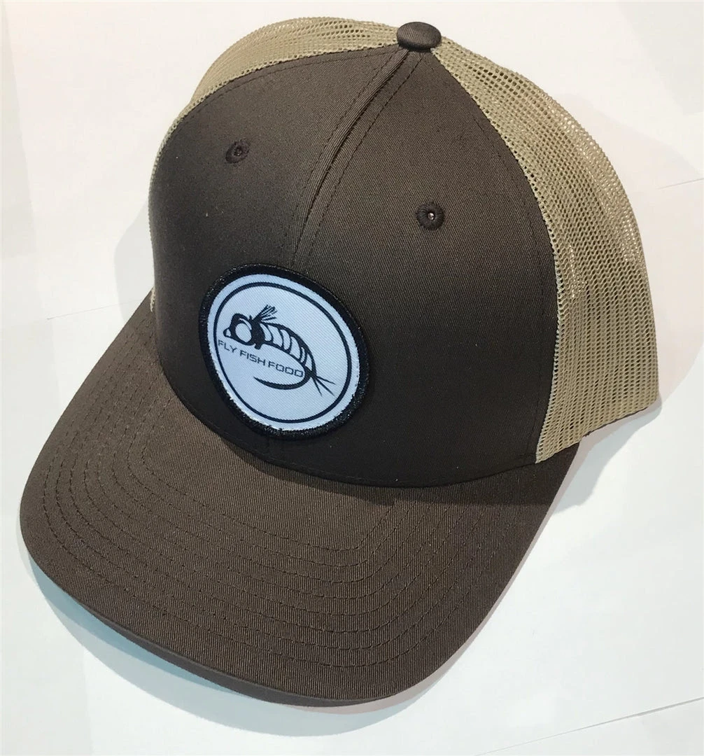 Richardson Fly Fish Food Logo Hat - Brown Hats 3 Richardson Fly Fish Food Logo Hat - Brown Hats