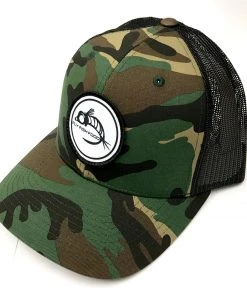 Captuer Fly Fish Food Logo Hat - Camo Hats