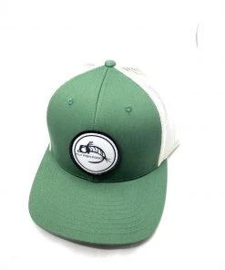 Captuer Fly Fish Food Logo Hat - Green Hats