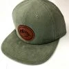 Captuer Fly Fish Food Logo Hat - Olive Corduroy Hats