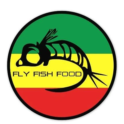 Fly Fish Food Sticker Clothing & Logo Gear 3 Fly Fish Food Sticker Clothing & Logo Gear