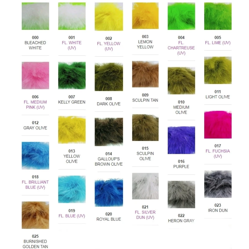 Nature's Spirit Fish Hunter Premium Strung Marabou Feathers & Marabou 4 Nature's Spirit Fish Hunter Premium Strung Marabou Feathers & Marabou