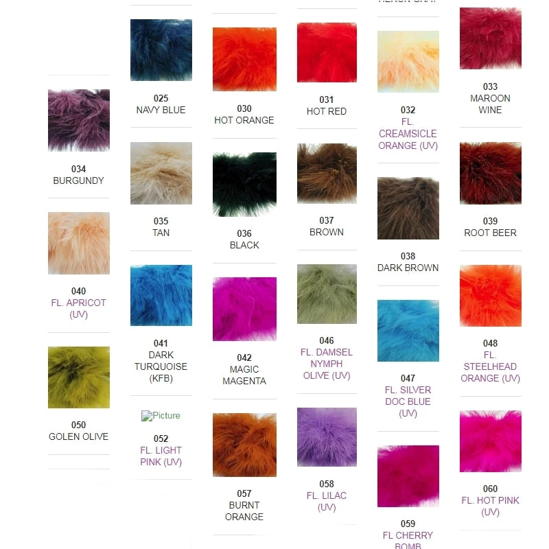 Nature's Spirit Fish Hunter Premium Strung Marabou Feathers & Marabou 5 Nature's Spirit Fish Hunter Premium Strung Marabou Feathers & Marabou