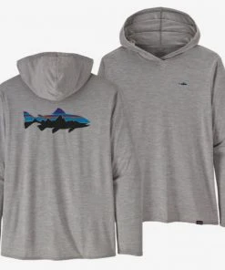 Patagonia Men's Long Sleeve Cap Cool Daily Graphic Hoodie Clothing & Logo Gear 7 Patagonia Men's Long Sleeve Cap Cool Daily Graphic Hoodie Clothing & Logo Gear