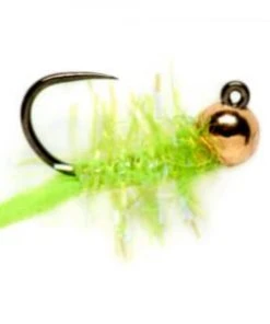 Fulling Mill Shop Flies UV Green Weenie Jig - Barbless