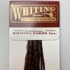 Whiting 100 Pack Dry Fly Hackle - Grizzly Dyed Coachman Brown - 16