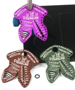 Hareline Hackle, Hook & Bead Gauge