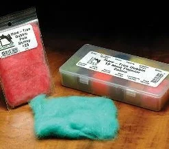 Hareline Dubbing Hare-Tron Dubbin 12 Most Popular Colors - Dispenser Box