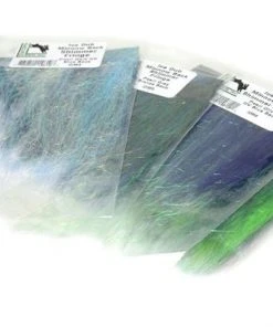 Hareline Synthetic Fibers & Flash Ice Dub Minnow Back Shimmer Fringe
