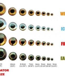 Hareline Fish Skull Living Eyes