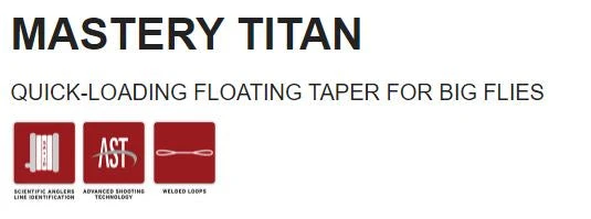 Scientific Anglers Mastery Titan Freshwater Fly Line Fly Lines 5 Scientific Anglers Mastery Titan Freshwater Fly Line Fly Lines