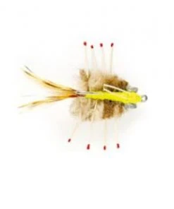 Fulling Mill Shop Flies Merkin Crab Deep- Tan/Brown