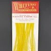 Whiting 100 Pack Dry Fly Hackle - White Dyed Pale Morning Dun - 10