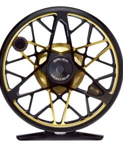 Winston/Bauer Bauer RVR Reel - Black/Gold Reels