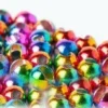 Hareline Slotted Tungsten Beads - Rainbow 1 Hareline Slotted Tungsten Beads - Rainbow