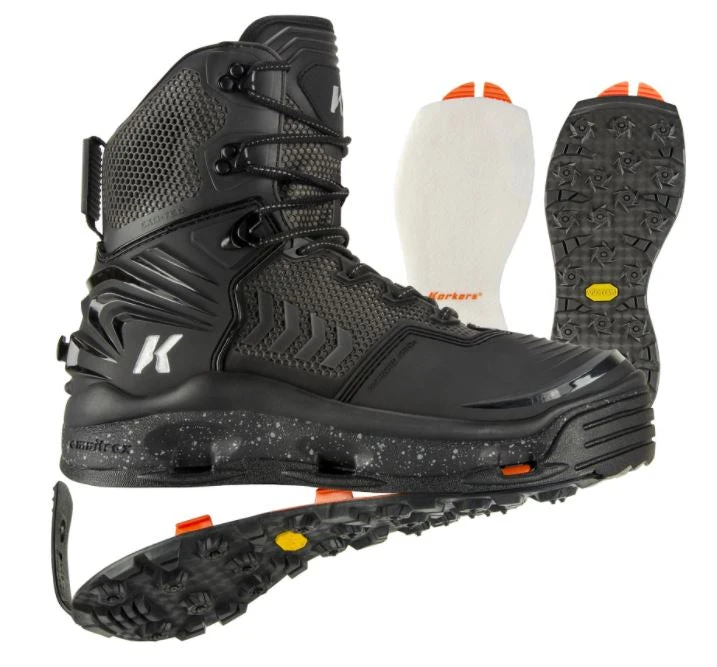 Korkers River Ops Wading Boot - Felt And Vibram Soles Wading Gear 3 Korkers River Ops Wading Boot - Felt And Vibram Soles Wading Gear