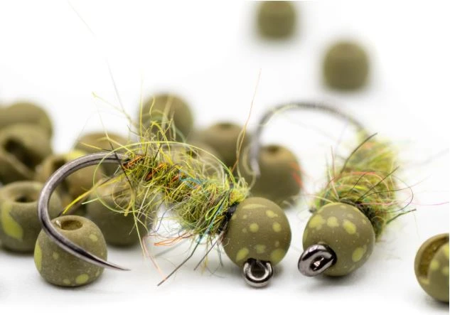 Firehole Stones Speckled Tungsten Beads 11 Firehole Stones Speckled Tungsten Beads