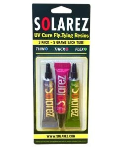 Hareline Solarez UV Resin - 3 Pack Variety, 5 Grams