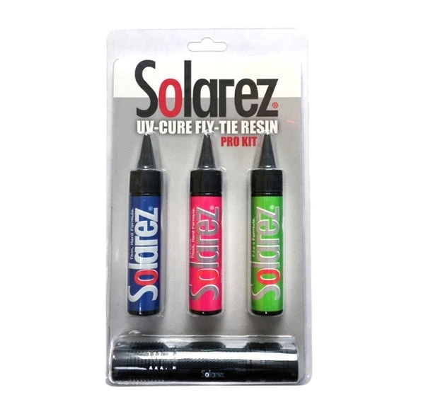 Hareline UV Resin & Adhesives Solarez UV Resin - Pro Roadie Kit 3 Hareline UV Resin & Adhesives Solarez UV Resin - Pro Roadie Kit