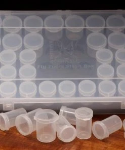 Hareline Fly Tying Accessories Pop Top Stash Box Organizer